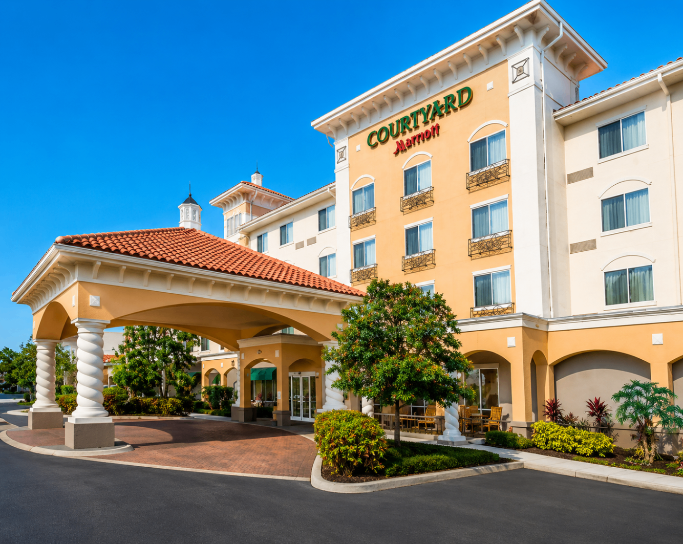 Courtyard by Marriott — Hotels/Hospitality renovation by BellTower Associates in Fort Myers, Florida